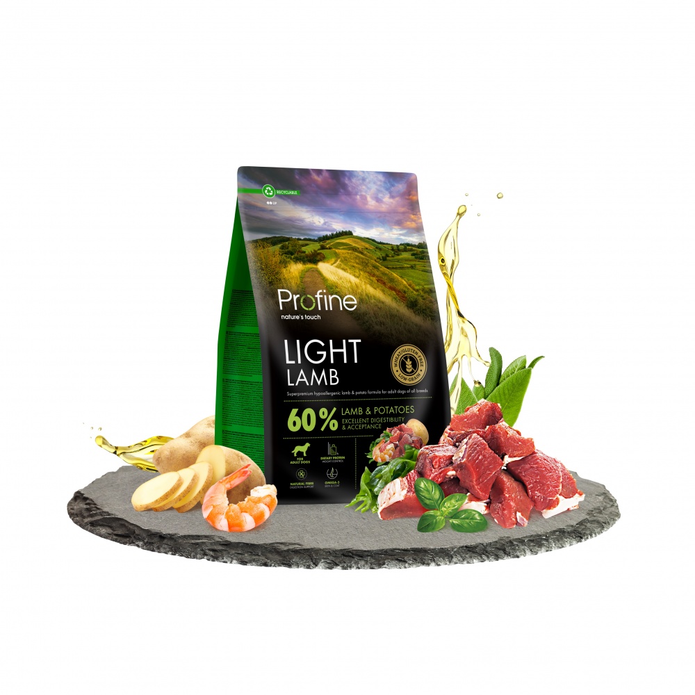 Корм сухий Profine Adult для собак з надмірною вагою з ягнятиною та картоплею 3 кг