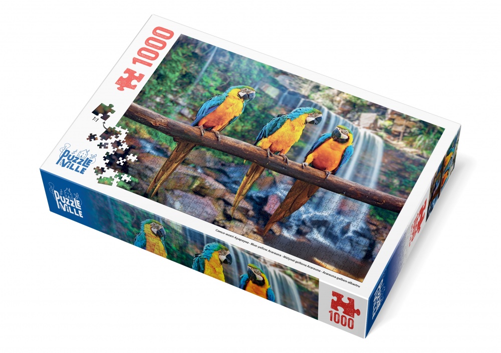 Пазл PUZZLEVILLE Сине-желтый Арараун 1000 элементов PZL1000_4