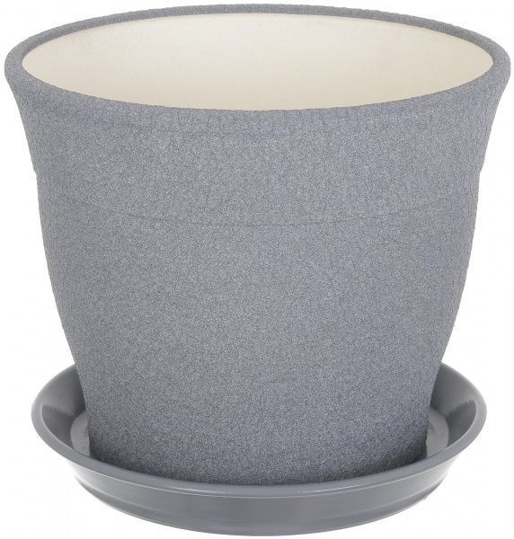 Горщик Оріана-Запоріжкераміка Флоріс №2 круглий 5,5л металік (054-2-047) 