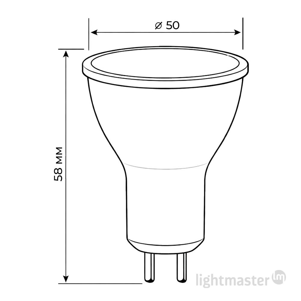Лампа светодиодная LightMaster LB-640 10 Вт MR16 G5,3 230 В 4000 К 81017