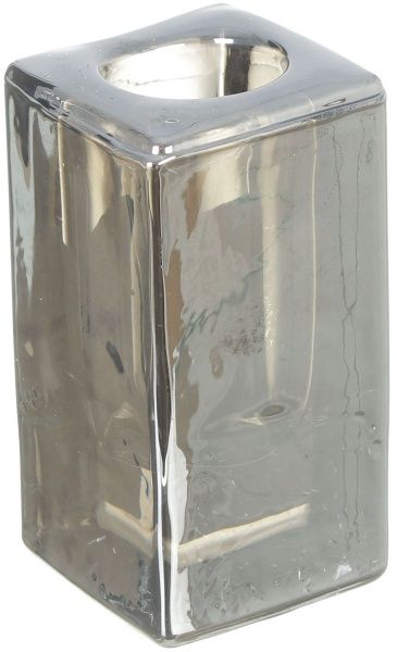 Подсвечник столбик серебряный 4х8 см Koopman