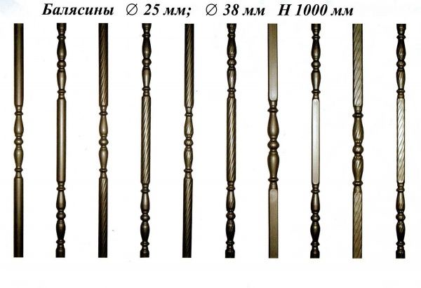 Стійка пряма 1000х25 мм