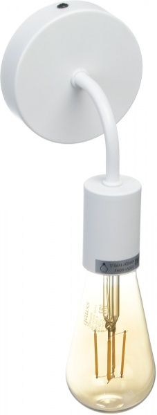 Світильник настінний Accento lighting Flamenco 1x40 Вт E27 білий ALDW-MB53064A-1WH 