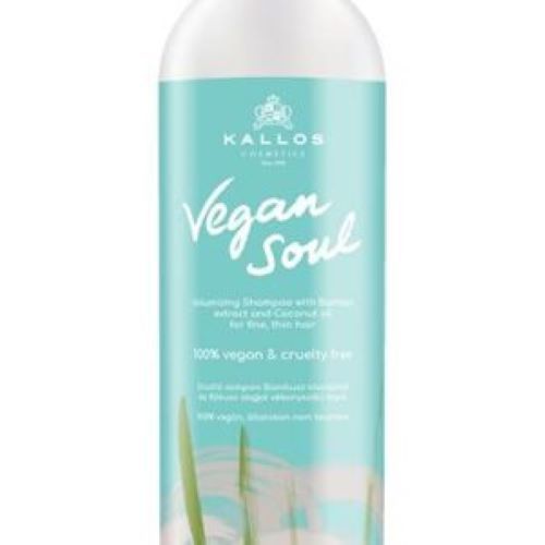 Шампунь Kallos Vegan Soul для объема с экстрактом бамбука и кокосовым маслом 1000 мл