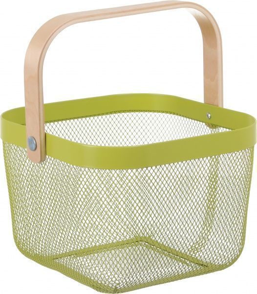 Кошик з ручками металевий Union UH-0828-GREEN зелений 175x250x240 мм