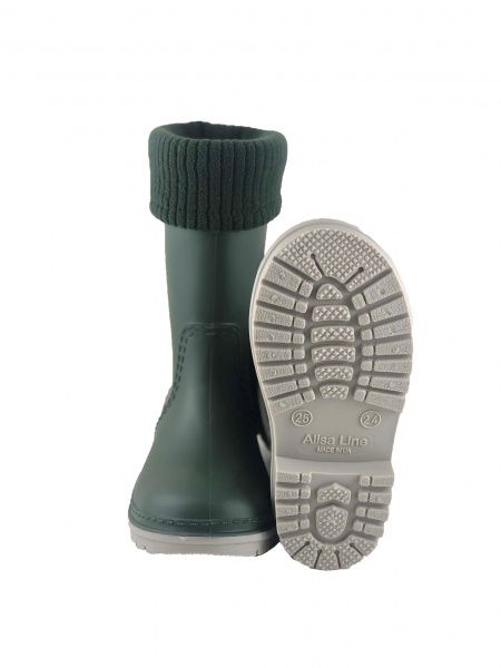 Сапоги резиновые Alisa Line Win р.28 зеленый 
