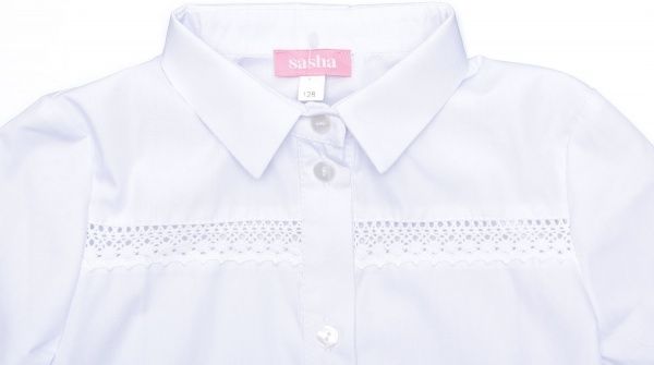 Блуза Sasha 4708 р.134 белый 