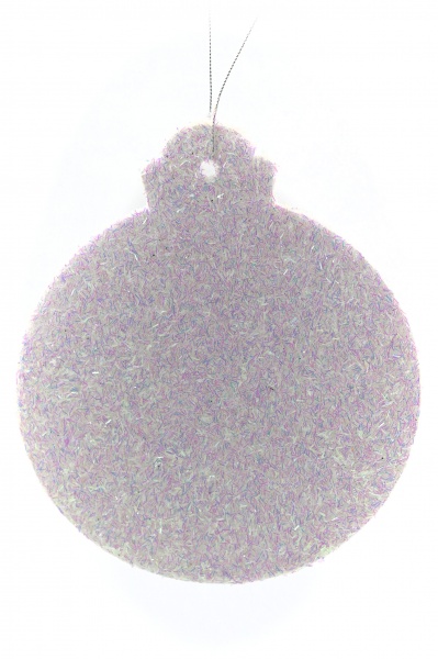 Підвіска Куля з присипкою 200 мм білий