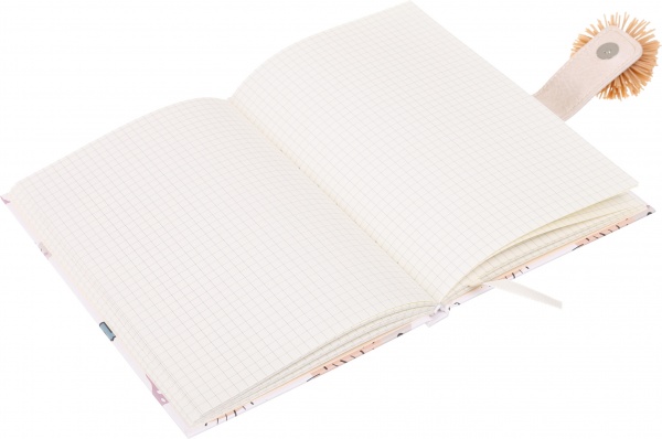 Книга для записей Hedgehog с силиконовым помпоном А5