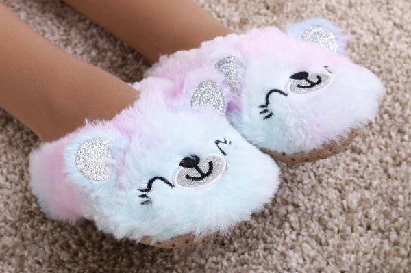 Тапочки детские для девочки Maxwin KIDS Зверюшки Радуга р.26-28 разноцветный 