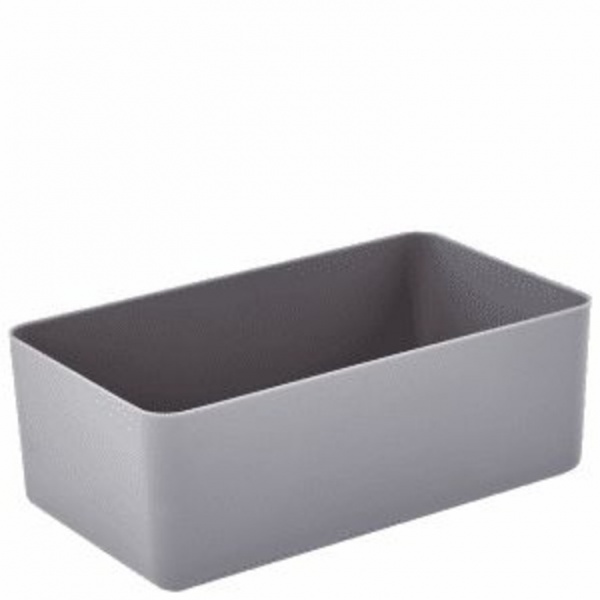 Лоток Алеана универсальный серый матовый 45x73x127 мм