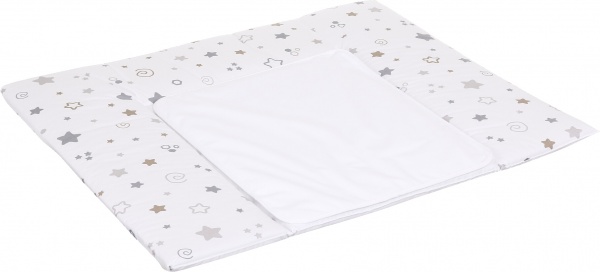 Сповивальний матрацик Little stars beige\grey (426.20) Baby Veres 72x80 см
