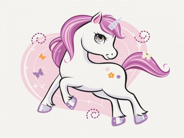 Картина по номерам Блестящая единорожка PKBS0075 30x40 см Brushme 