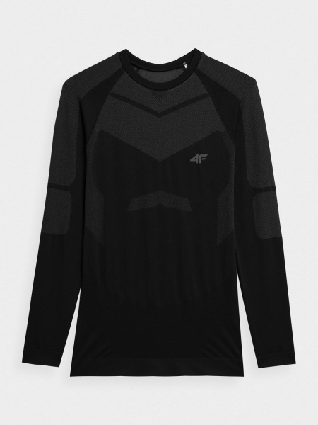 Футболка з довгим рукавом 4F SEAMLESS UNDERWEAR M103 4FAW23USEAM103-20S р.S-M чорний