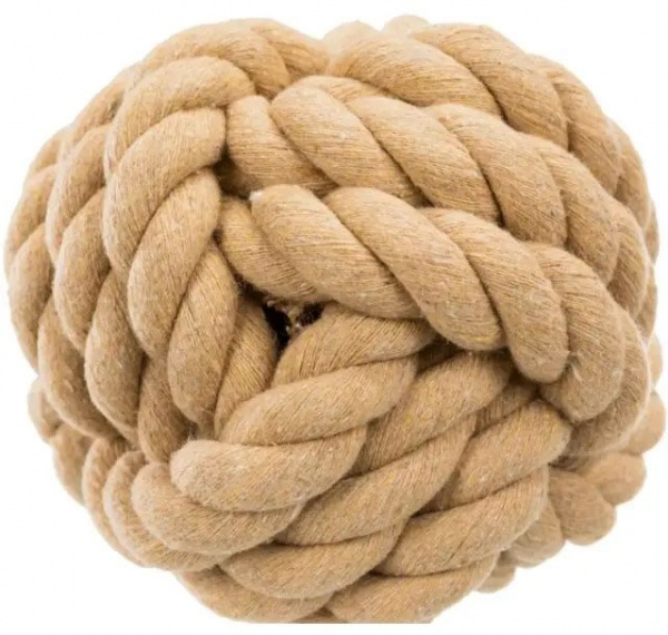 Игрушка Trixie для собак Мяч BE NORDIC канат d=13 см 32630