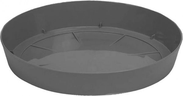 Поддон пластиковый Prosperplast Lofly круглый (70778-405) серый 