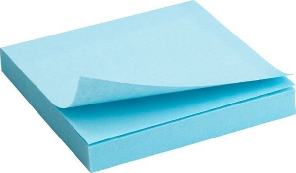 Бумага для заметок 75x75 мм 100 листов голубая пастель 2314-04-A Axent