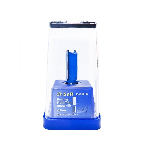 Фреза пазова пряма S&R 12,7х25 мм хвостовик 8 мм 216901127