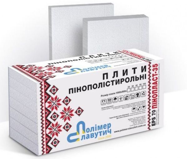 Пінопласт 35 Полімер-Славутич EPS-70 100 мм