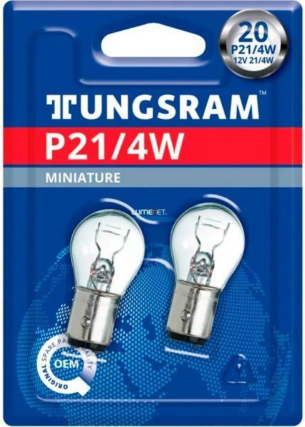 Лампа накаливания 1122 E1 BL2 P21/4W BAY15D 12В 21/4 Вт 2 шт.