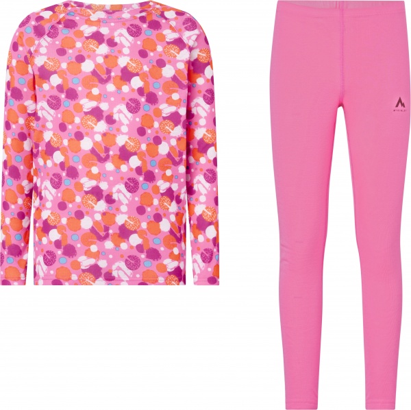 Комплект термобелья McKinley SET Yahto II/Yaal II jrs 294550-910915 р.128 розовый