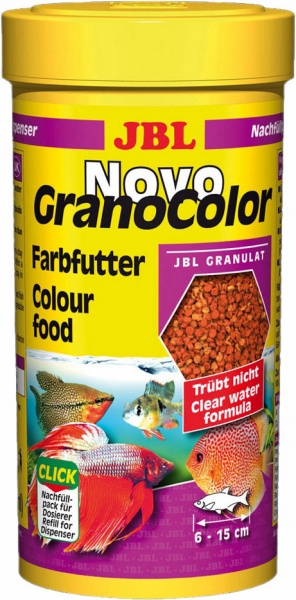 Корм JBL для риб НовоГраноКолор рефіл 250 мл 30105