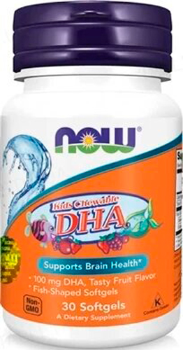 Омега 3 Now Foods DHA для детей 30 шт./уп. 