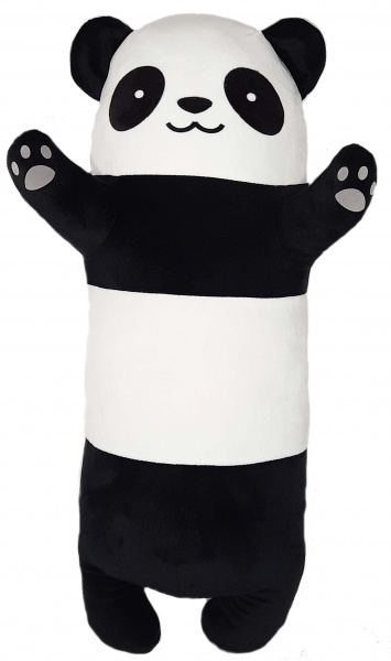 Подушка декоративна Панда 18x50 см чорно-білий Анна 