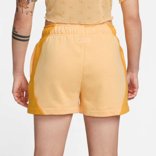 Шорты Nike W NSW AIR FLC MR SHORT DV8052-795 р. L желтый