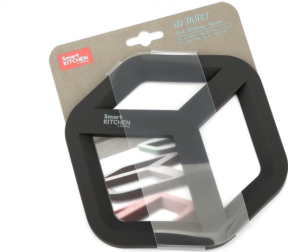 Підставка під гаряче Smart Kitchen by Flamberg Bright Charcoal 15,7x15,3 см