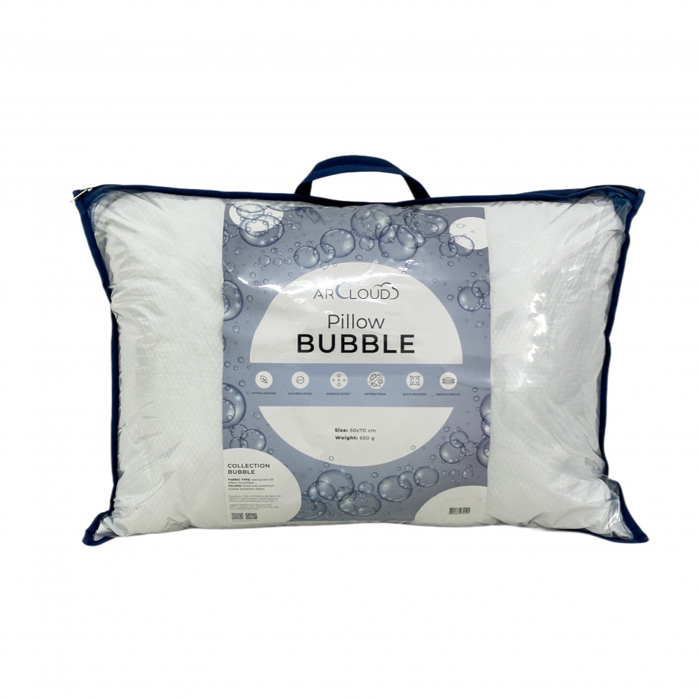 Подушка з кантом Bubble ARCLOUD 50x70 см білий