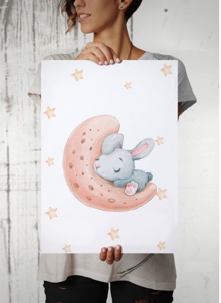 Картина Кролик 42x59,4 см Posterclub 