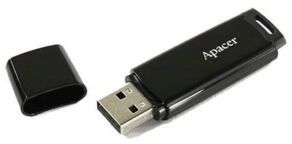 Флеш-пам'ять Apacer AH336 16 ГБ USB 2.0 black (AP16GAH336B-1) 