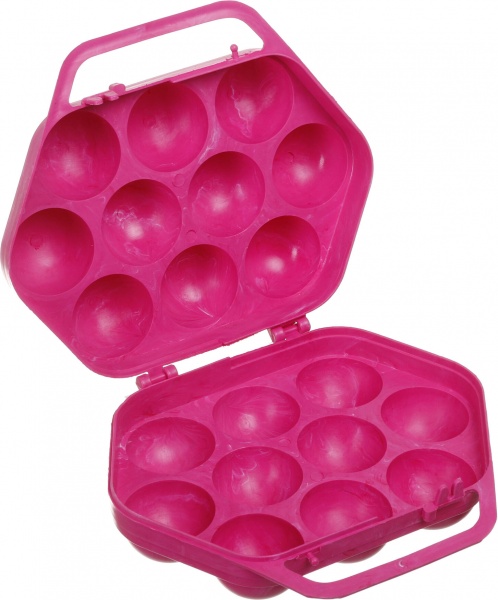 Лоток на 10 яиц пластик красный