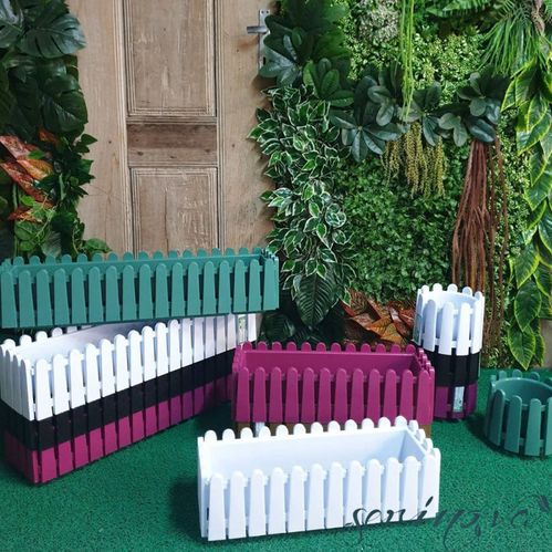 Горшок Serinova балконный №2 ISTANBUL 535x190xН170 прямоугольный 9 л белый 