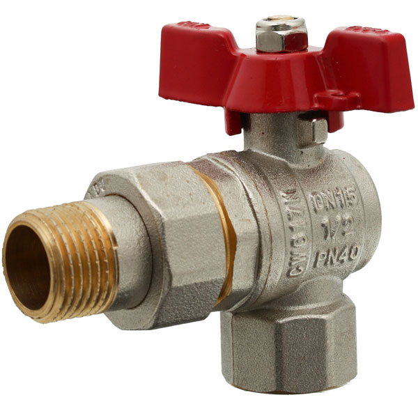 Кран шаровой FADO S.r.l 15 1/2 со згоном угловой KU1