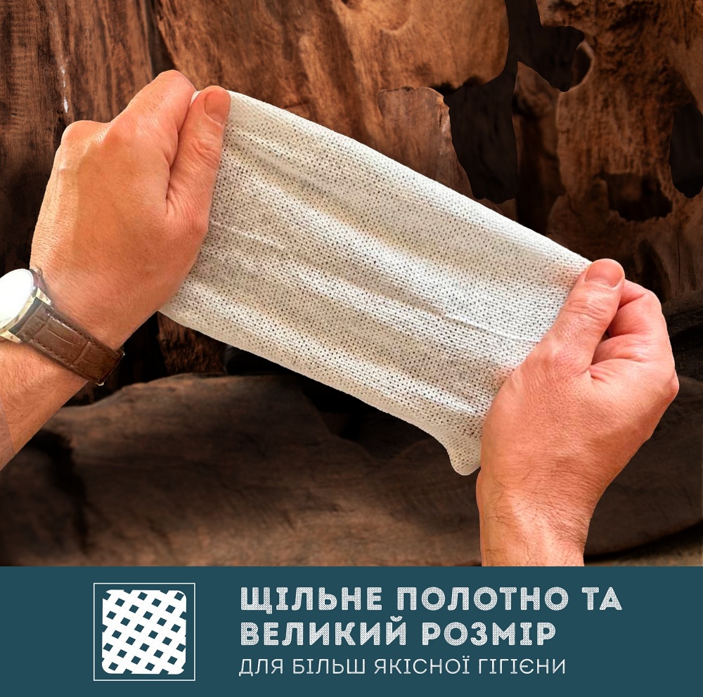 Влажные салфетки Smile for Men DRAGON с экстрактом дерева 48 шт.