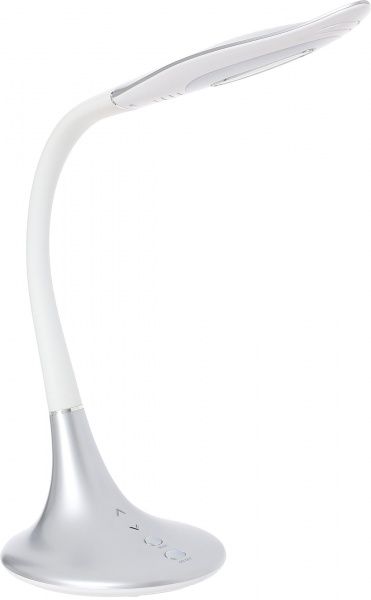 Настільна лампа офісна LedPulsar 9 Вт срібний ALT-210S 