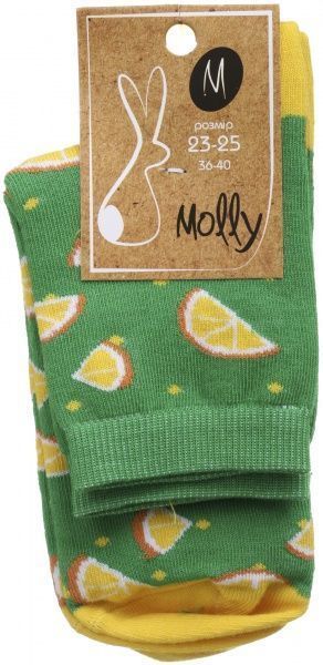 Шкарпетки жіночі Молли Лимони р. 23-25 зелений 