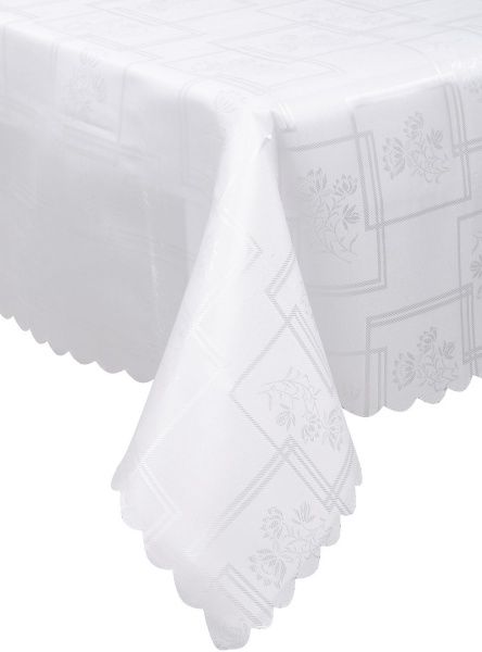 Скатерть Dertsiz 160x220 см белый Karna 