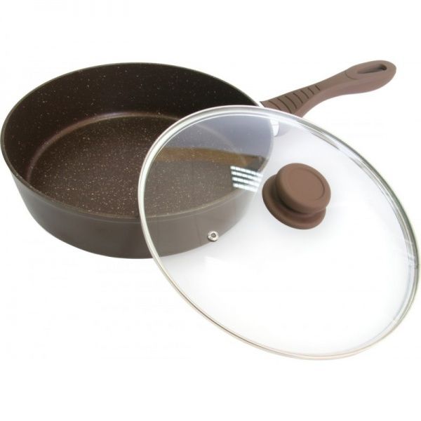 Сотейник із кришкою 28 см Chocolate Line 88364-28S Lessner