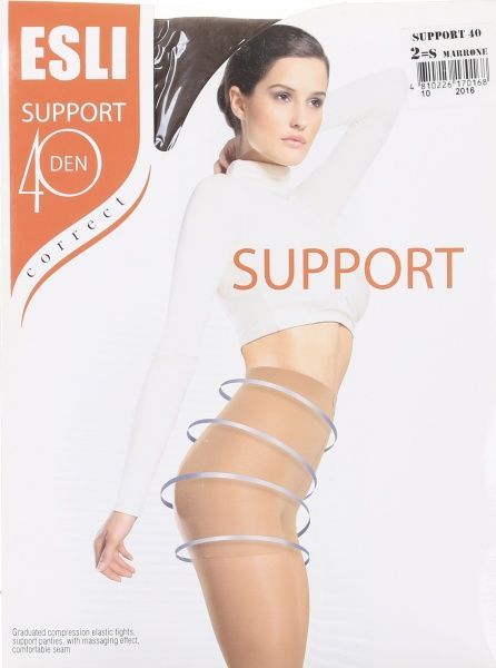 Колготки женские Conte Support 40 den р. 2 шоколадный 1 шт. 