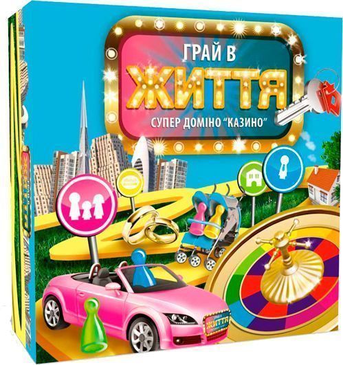 Игра настольная Arial Супер домино казино Игра в жизнь