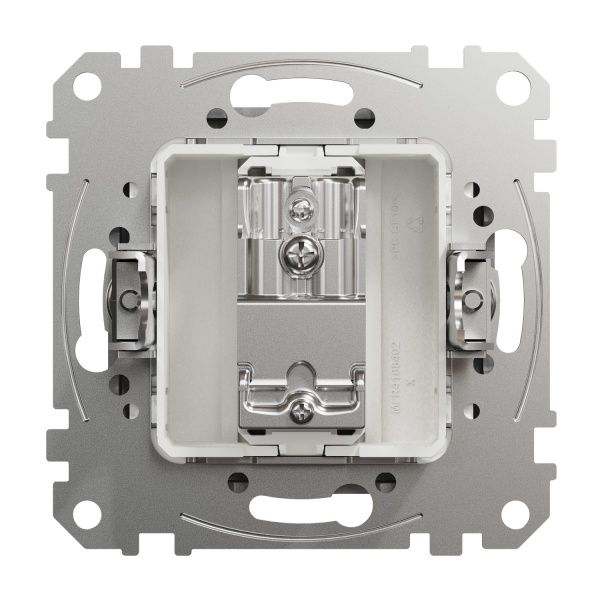 Розетка TV оконечная Schneider Electric Sedna Design без шторок без крышки алюминий SDD113471