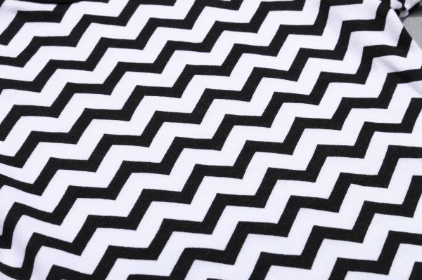 Боди детское Bambinelli зигзаг р.68 черно-белый 