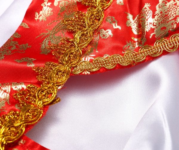 Костюм карнавальний КАРНАВАЛІЯ Самурай р.110-116 білий із синім 