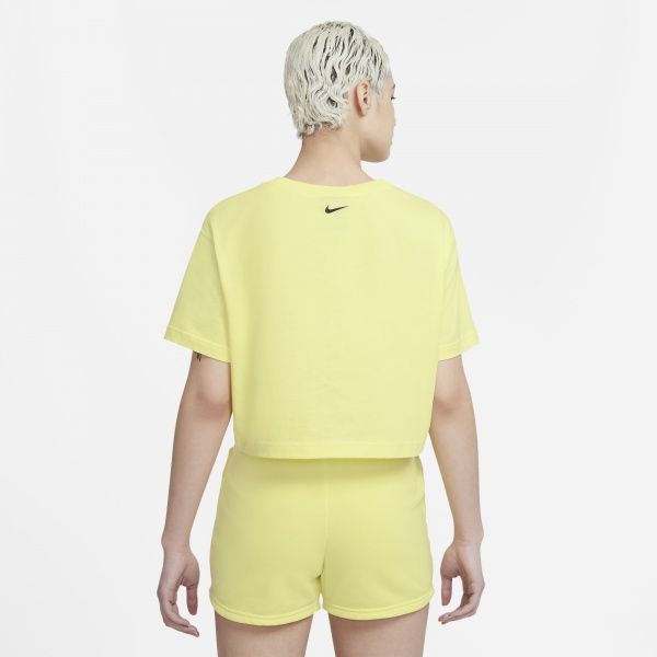 Футболка Nike W NSW CROP TEE PRNT DJ4125-712 р. XS жовтий