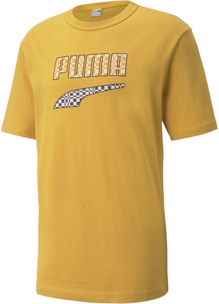 Футболка Puma Downtown Logo Tee 53248837 р.M жовтий