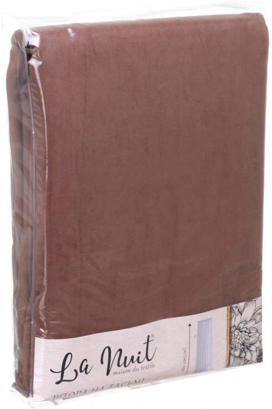Штора Bona 200х280 см коричневый La Nuit