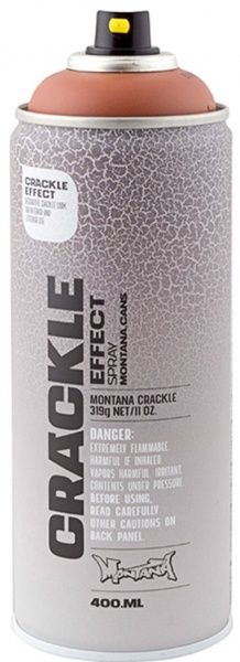 Краска аэрозольная Montana CRACKLE EFFECT RAL 8004 коричневая медь мат 400 мл